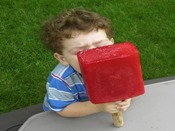 Michael with pitcher popsicle1b